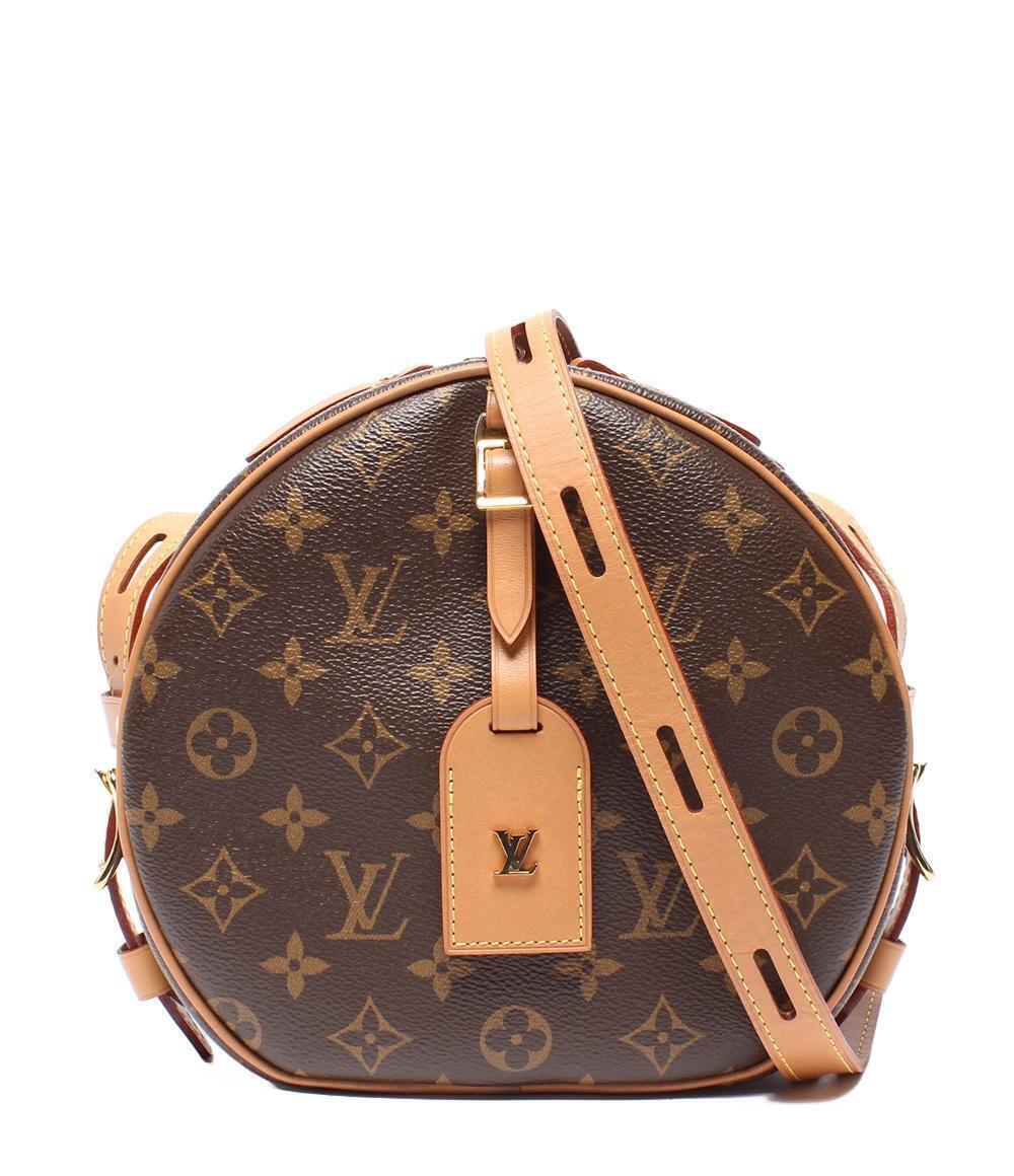 Louis Vuitton Boite Chapeau Souple Monogram Crossbody Bag Canvas Leather Brown